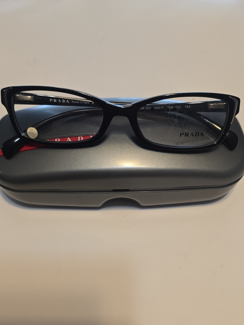 Prada VPR 120 Black Eyeglasses . Case Included